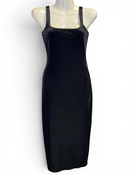 American Apparel Dresses & Skirts - American Apparel Black Velvet Bodycon Midi Dress